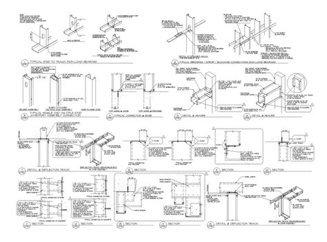 standard cold formed steel box beam cad|cold metal framing drawings.